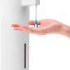 Automatic Soap Dispenser, Contactless Foam Soap Dispenser, Automatic Sensor Hand Soap Machine, 4-Speed Dispenser for Bathrooms, Kitchens, Public Use (White)