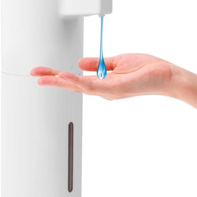 Automatic Soap Dispenser, Contactless Foam Soap Dispenser, Automatic Sensor Hand Soap Machine, 4-Speed Dispenser for Bathrooms, Kitchens, Public Use (White)