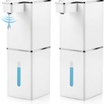 2 Pack Automatic Soap Dispenser Touchless Liquid Soap Dispenser Waterproof 4-Level Adjustable USB Rechargeable Dispenser Electric Wall Mounted for Bathroom Kitchen Dish Hand Soap(13.5oz/400ml)
