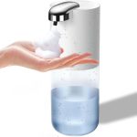 Automatic Foaming Soap Dispenser – 13.5 oz/400mL Touchless Soap Dispenser Wall Mount 4 Level Adjustable Sensor Electric Hand Soap Dispenser,USB C Rechargeable Dish Soap Dispenser for Bathroom