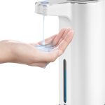 Touchless Automatic Soap Dispenser for Bathroom and Kitchen, Liquid Hand Soap Dispenser, Water-Resistant and Rechargeable, 9 fl oz