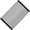 Roll-up Dish Drying Rack Square Solid Bars Multipurpose Silicone Coated Cubic Stainless Still Dishes Drainer Rack Foldable over Sink Kitchen Drainer Rack (Matte Black)